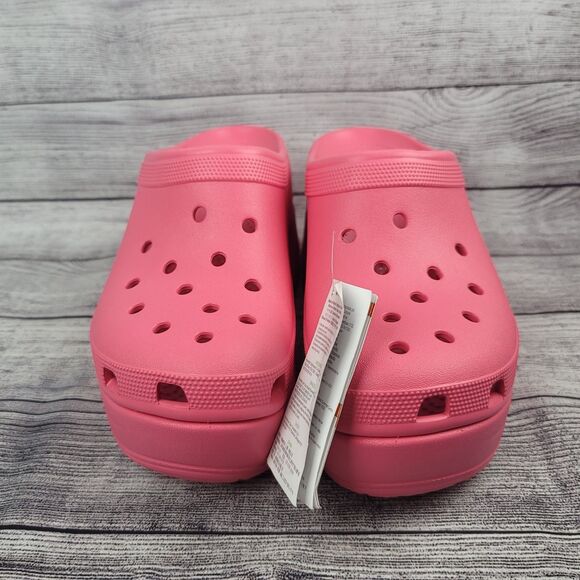 Crocs Siren Clog High Heel Sandal Hyper Pink 208547-6VZ (Men's 10, Women's 12) - Picture 2 of 6